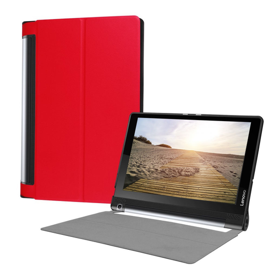 Lenovo Tab 3 Plus 10 PU leather flip case - Red