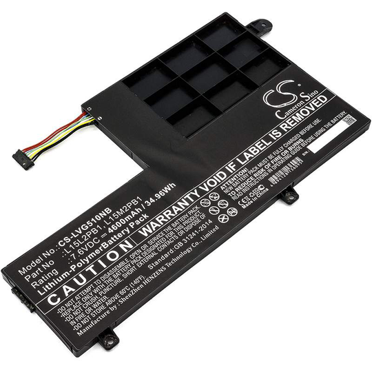 Lenovo Yoga 510 Yoga 510-14AST Yoga 510-14IKB akku 4600mAh