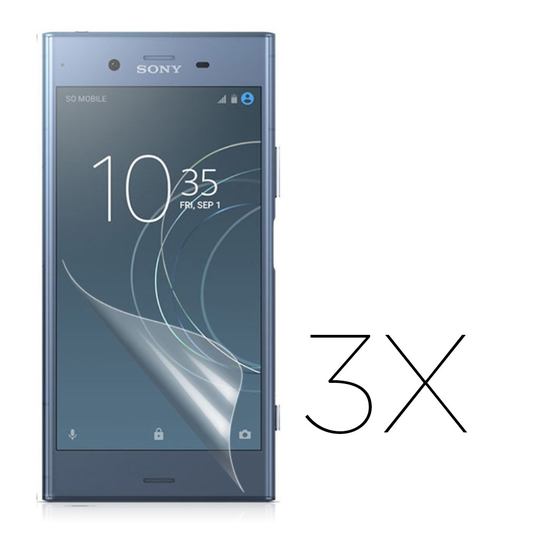 Sony Xperia XZ1 näytön suojakalvo 3kpl - Kirkas