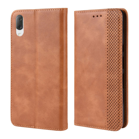 Sony Xperia L3 vintage leather case - Brown