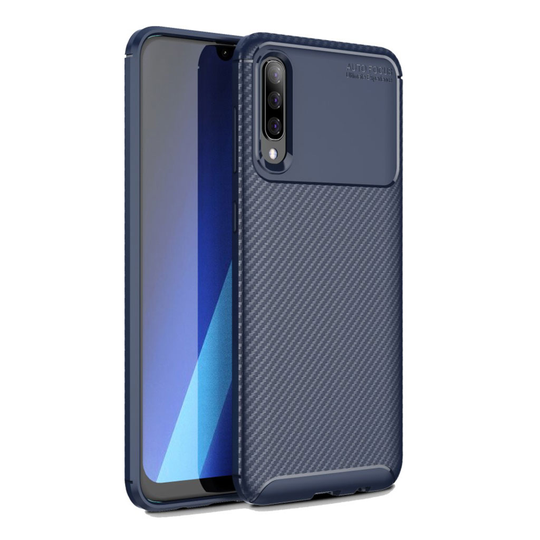 Carbon Shield Samsung Galaxy A70 kuoret - Sininen