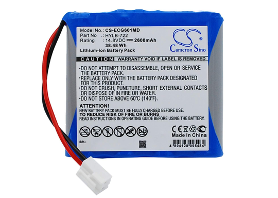 Biocare ECG-6010 akku 2600mAh