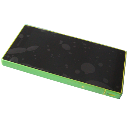 Etupaneeli kosketuspaneelilla ja LCD näytöllä Sony E5803/ E5823 Xperia Z5 Compact - yellow (alkuperäinen)