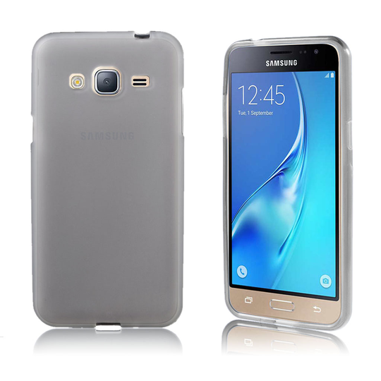 Samsung Galaxy J3 / J3 (2016) Kaksipuolinen Matta Kuori - Valkoinen