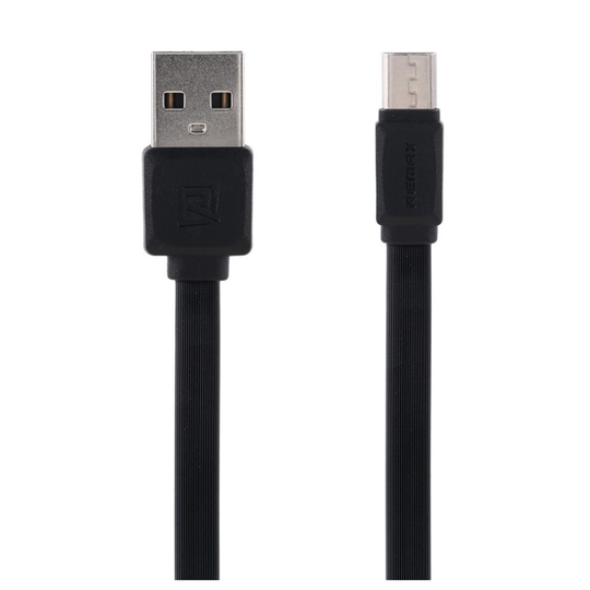 Universaali REMAX 2.4A 1M micro USB lataus data synkronisointi kaapeli - Musta