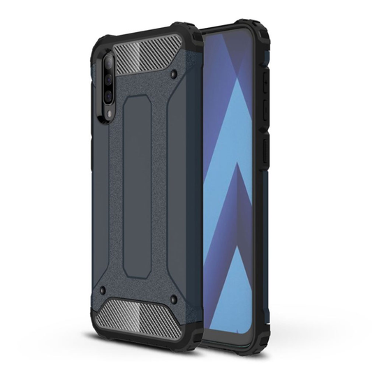Sasmung Galaxy A50 hybrid suojakotelo - Tummansininen
