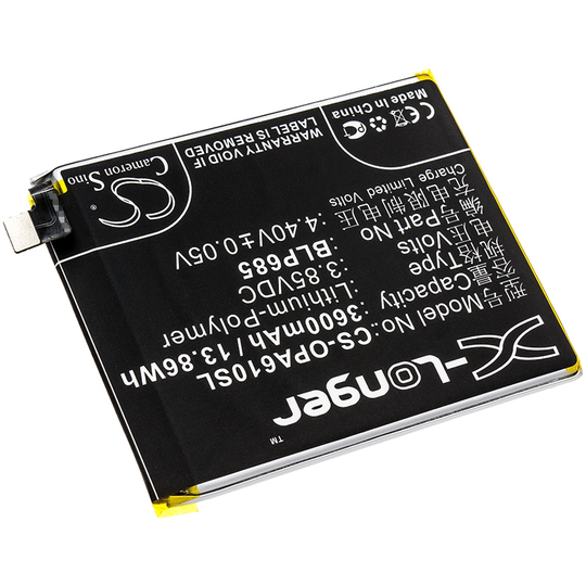 Oneplus 6T akku 3600 mAh