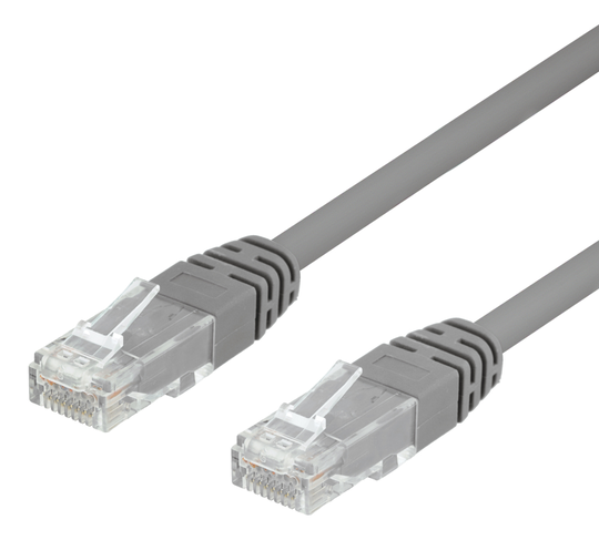 U/UTP Cat6 Laitekaapeli, 30m, 250MHz, Delta-sertifioitu, LSZH, Harmaa