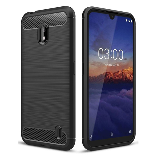 Carbon Flex Nokia 2.2 kuoret - Musta