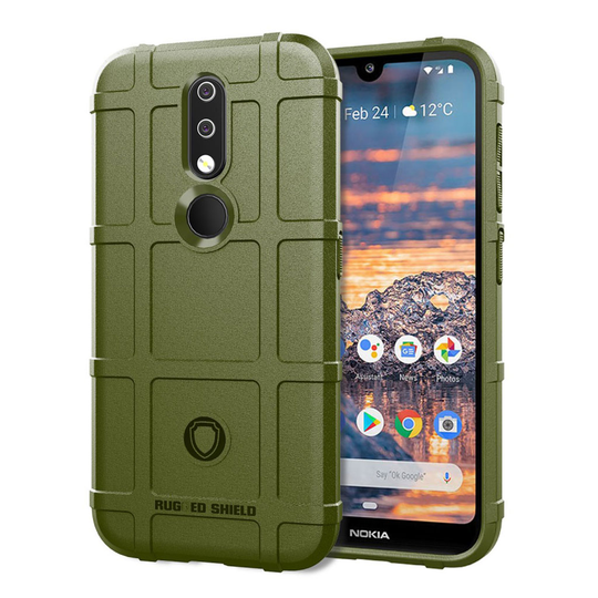 Nokia 4.2 anti-shock square case - Green