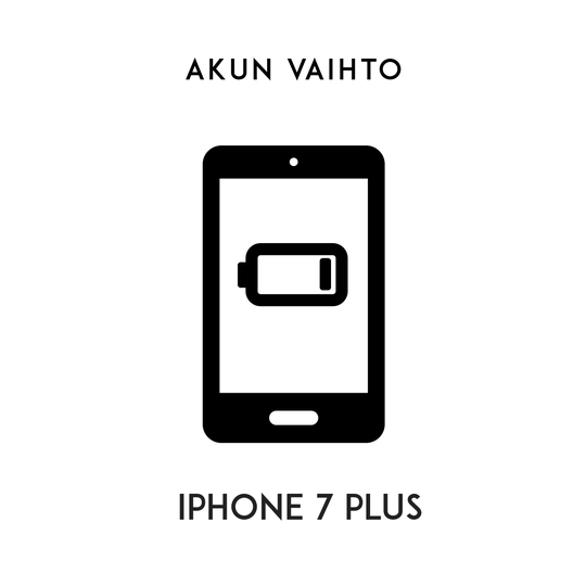 iPhone huolto - Apple iPhone 7 Plus akun vaihto