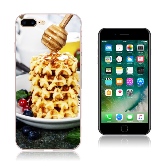 Softlyfit Phone 7 Plus / 8 Plus Kohokuvio Joustava Muovikuori - Vohveli