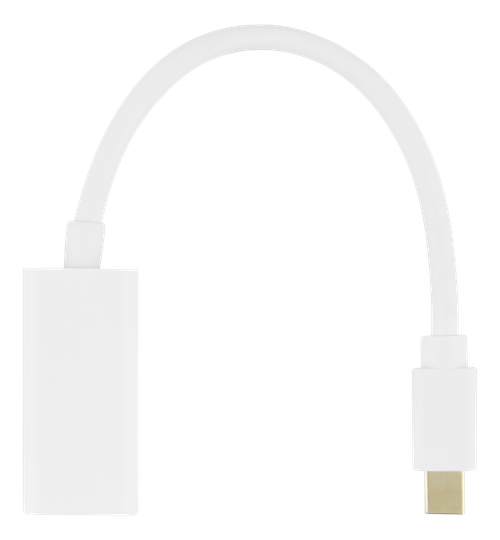 HDMI - MiniDisplayPort Adapter, 4K UHD 60Hz, 0.2m, White
