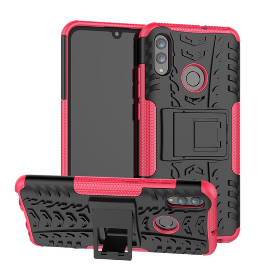 Huawei P Smart 2019 luistamaton hybrid suojakotelo - Rosa