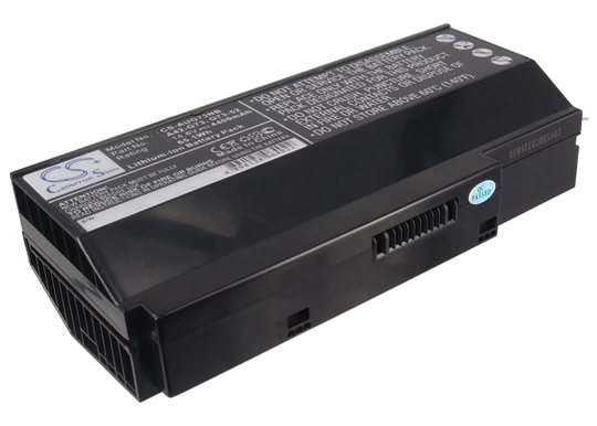 Asus G73 G53 akku 4400 mAh - Musta