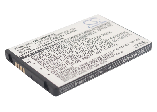 LG VS740 VS750 Ally VS740 Ally VS750 Fathom VS750 VS660 Vortex Akku 1200 mAh