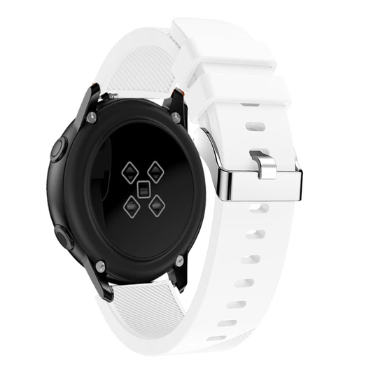 Samsung Galaxy Watch Active 20mm silicone watchband - White