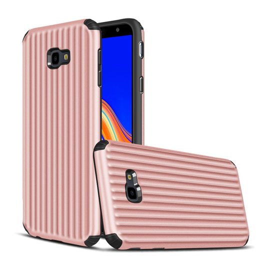 Samsung Galaxy J4 Plus (2018) suitcase hybrid case - Rose Gold