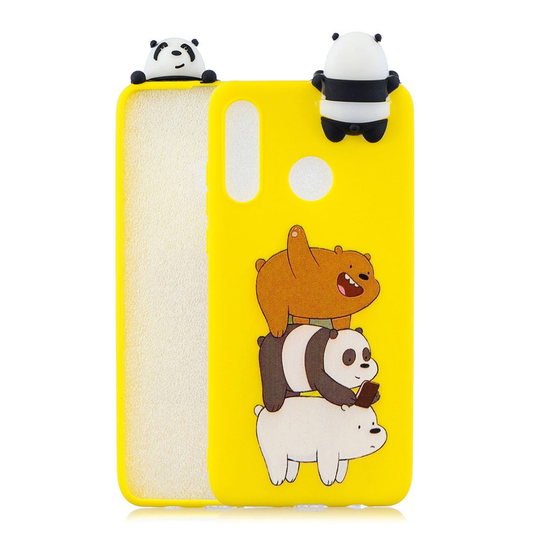 Huawei P30 Lite 3D pattern case - Panda and Bear