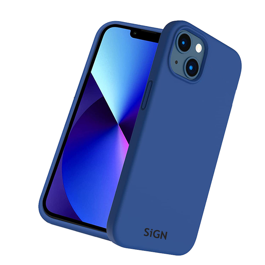 Liquid Silicone Case For IPhone 14 - Sea Blue