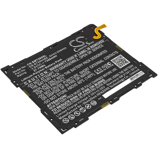 Samsung Galaxy Tab A 10.5 2018 Galaxy Tab A 10.5 2018 TD-LTE Galaxy Tab A2 XL akku 7300mAh