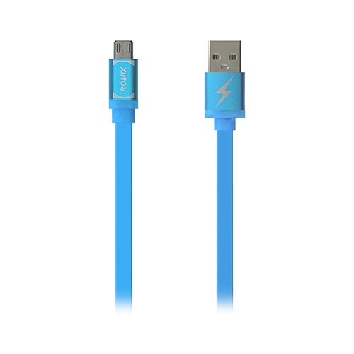 Romix Mikro Usb Kaapeli Android Laitteille, Pituus: 1m - Sininen