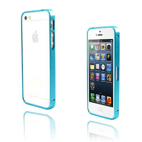 Metallix (Vaaleansininen) iPhone 5 / 5S Metallinen Bumper Suojakehys