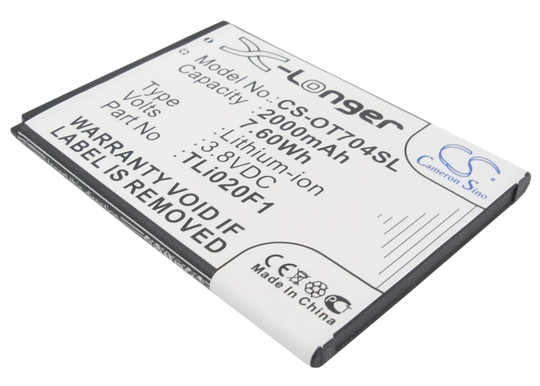 Alcatel 5044 5044D 5044R akku 2000mAh