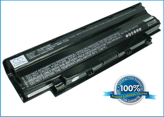 Dell Inspiron 13R 14R 15R 17R akku 4400 mAh - Musta