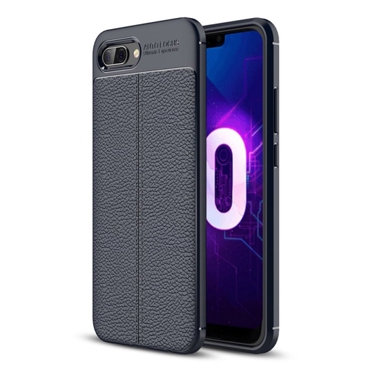 Huawei Honor 10 Liitsihedelmän Pintainen Pehmeä TPU Takasuoja Kuori - Tumman Sininen