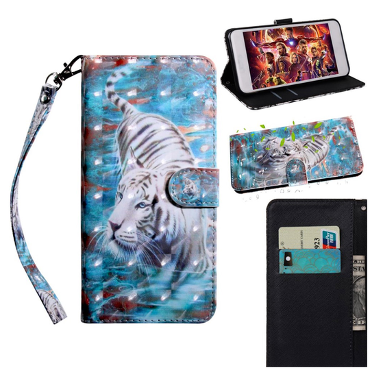 Sony Xperia 1 pattern leather case - Tiger