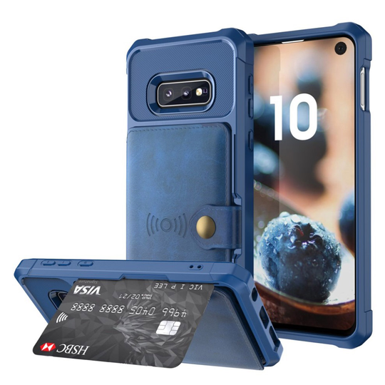 Samsung Galaxy S10e wallet case - Blue