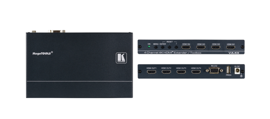 KRAMER VA-4X 4 CHANNEL HDMI EXTENDER / TOOLBOX