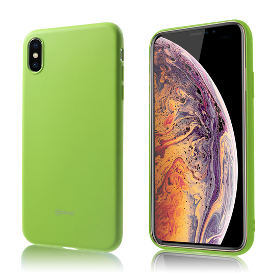 iPhone Xs Max ROAR KOREA matta pintainen joustava muovinen takasuoja kuori - Vihreä