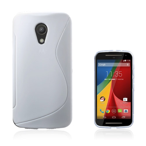 Lagerlöf (Valkoinen) Motorola Moto G2 Suojakuori