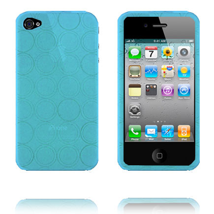 Amazona i4 (Vaaleansininen) iPhone 4 Silikonikuori