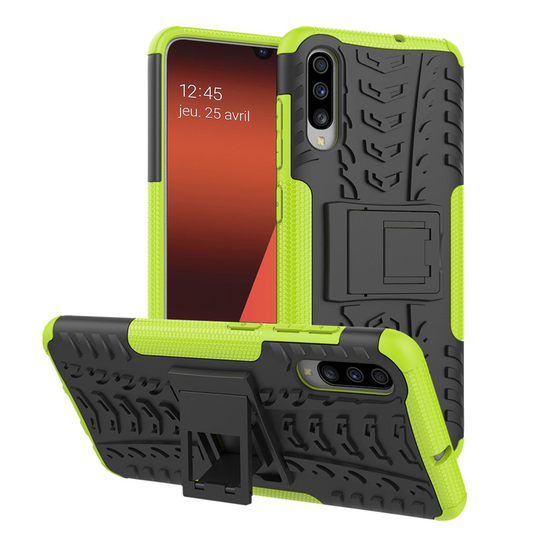 Samsung Galaxy A70 tyre hybrid case - Green