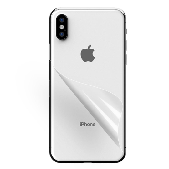 iPhone Xs Max kristalli kirkas läpinäkyvä suojakalvo puhelimen takapuolelle - Transparentti