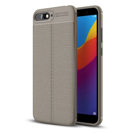 Huawei Y6 (2018) Liitsihedelmän Jyväinen Pehmeä TPU Takasuoja Kuori - Harmaa