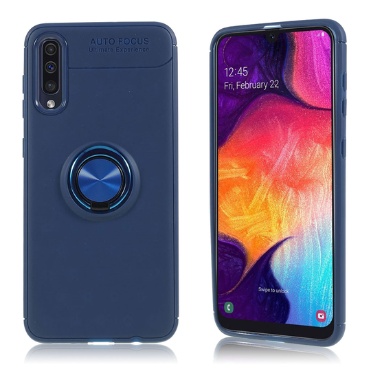 Samsung Galaxy A50 rengaspidike suojakotelo - Sininen