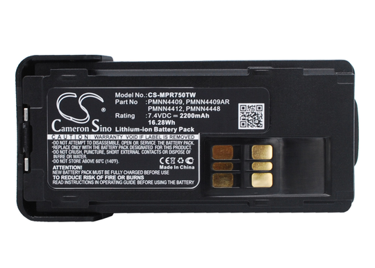 Motorola DP2600E DP4000 DP4400 akku 2200mAh / 16.28Wh