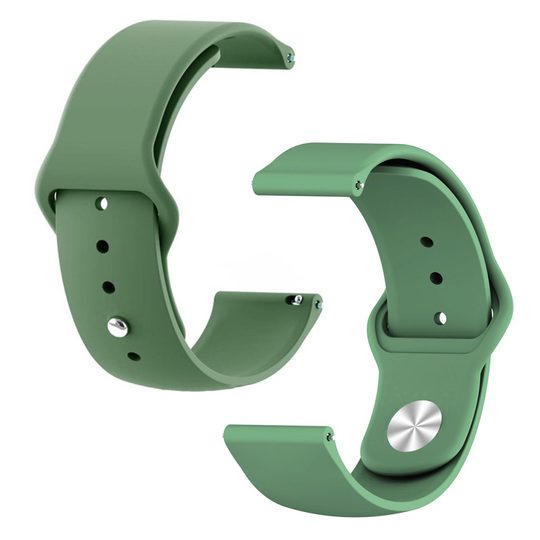 Samsung Galaxy Watch Active flexible silicone watch band - Army Green