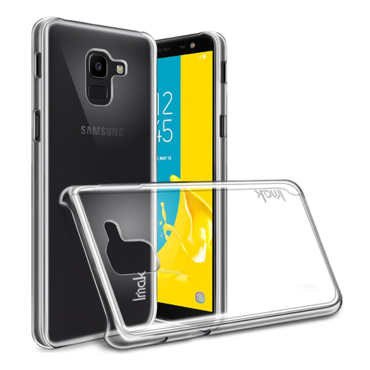 Samsung Galaxy J6 (2018) IMAK Kristalli Kirkas Iskuvarma PC Muovi Takasuoja Kuori - Transparentti