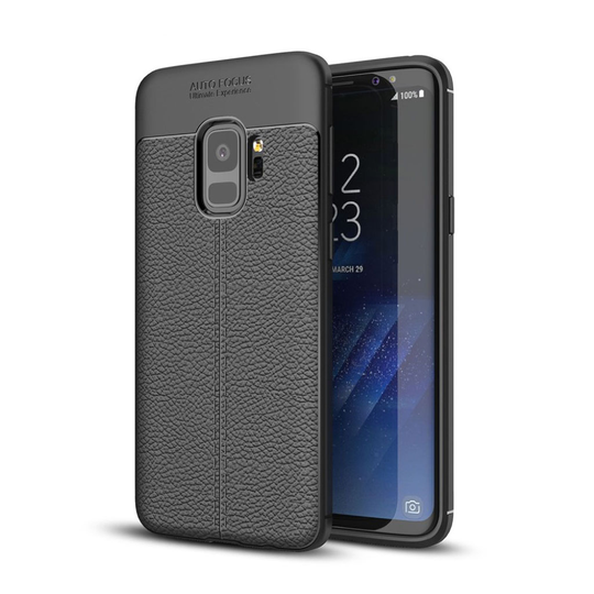 Samsung Galaxy S9 litsipintainen suojakuori - Musta