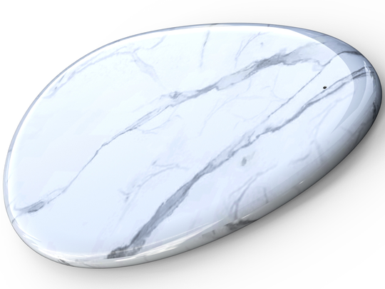 SANDBERG Wireless Charger White Marble