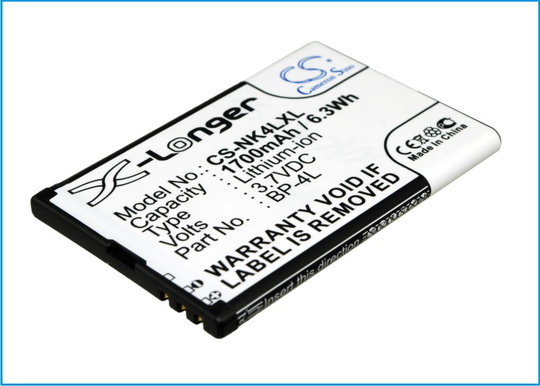 Nokia BP-4L yhteensopiva akku 1700 mAh