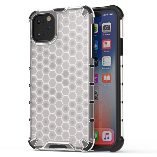 Bofink Honeycomb iPhone 11 Pro Max kuoret - Valkoinen