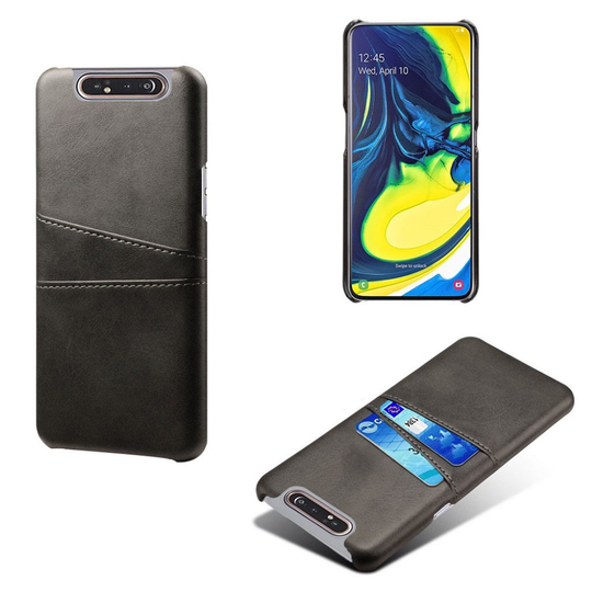 Dual Card Samsung Galaxy A80 kuoret - Musta