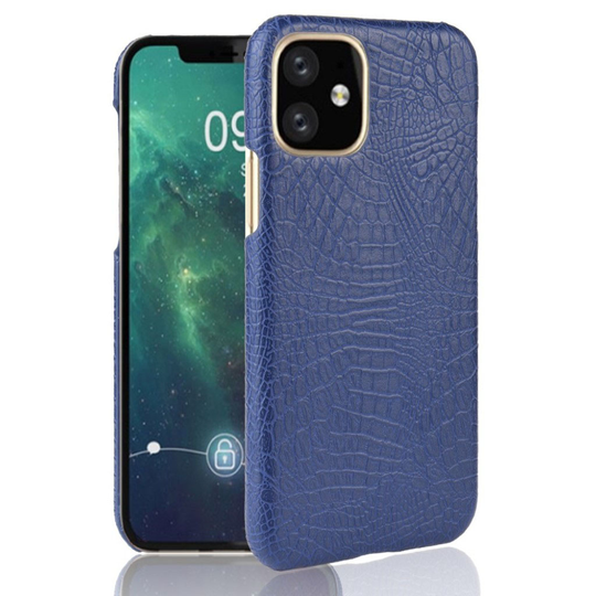 Croco iPhone 11 Pro Max kuoret - Tummansininen