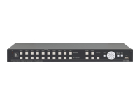 KRAMER VP-732/220V DUAL SCALER WITH 4XHDMI,2XDP,4XUNIV.INPUTS & AUDIO POW.AMPL.